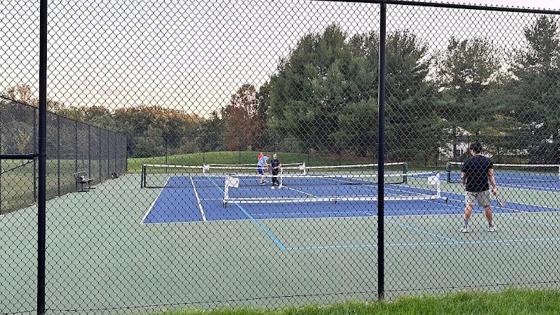 Tennis courts at Edward A. DeSimon Recreation Area